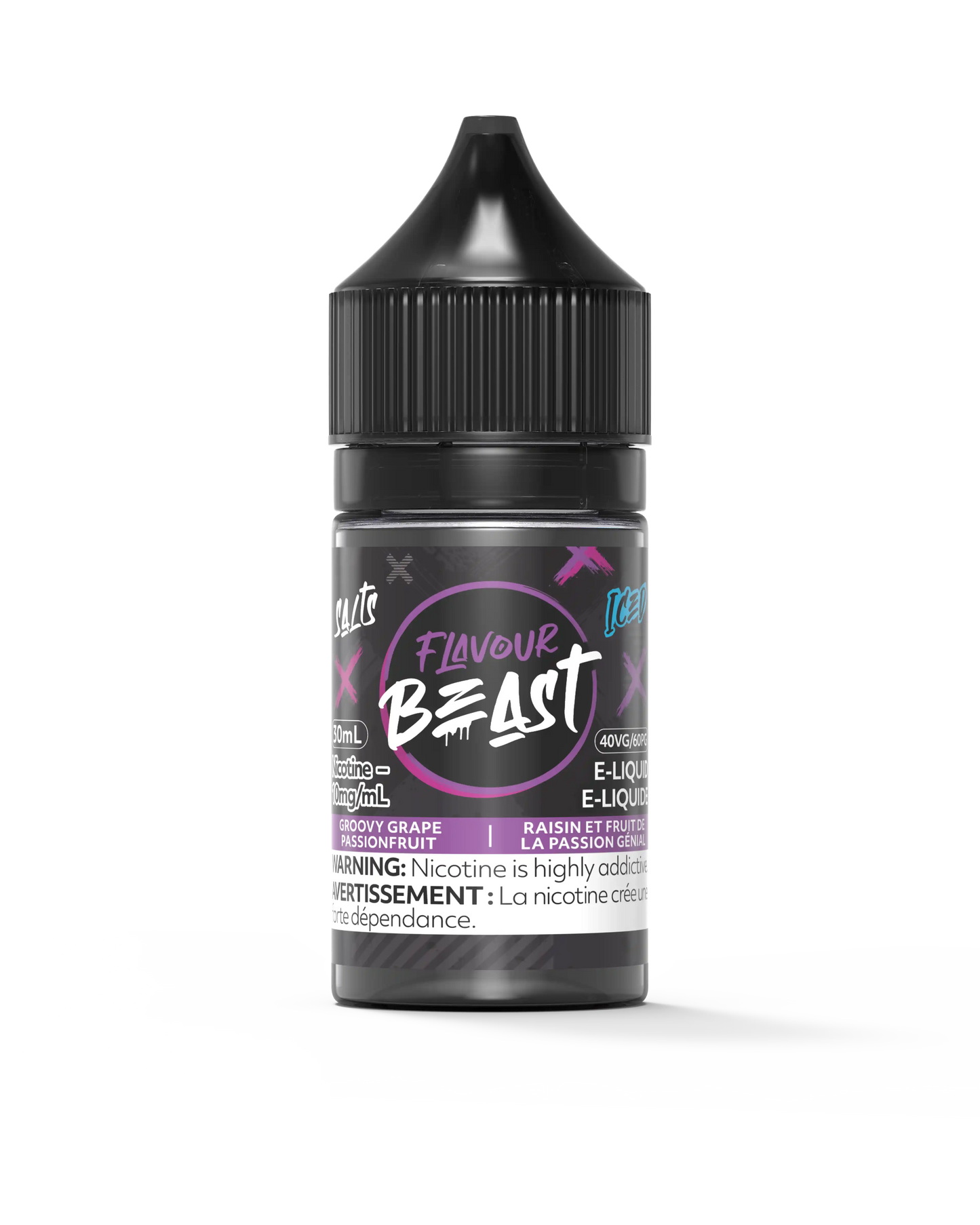 Groovy Grape Passionfruit Iced by Flavour Beast Salt