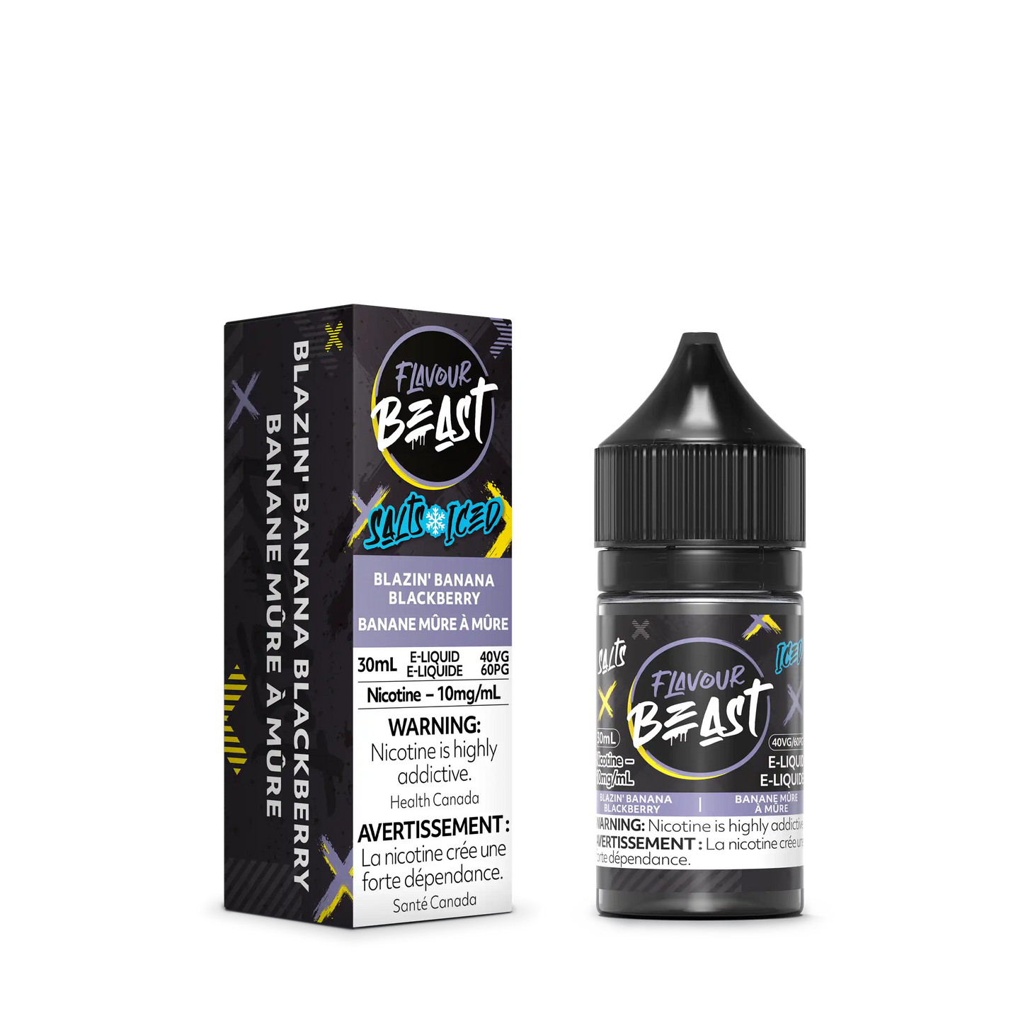 Blazin' Banana Blackberry Iced by Flavour Beast Salt