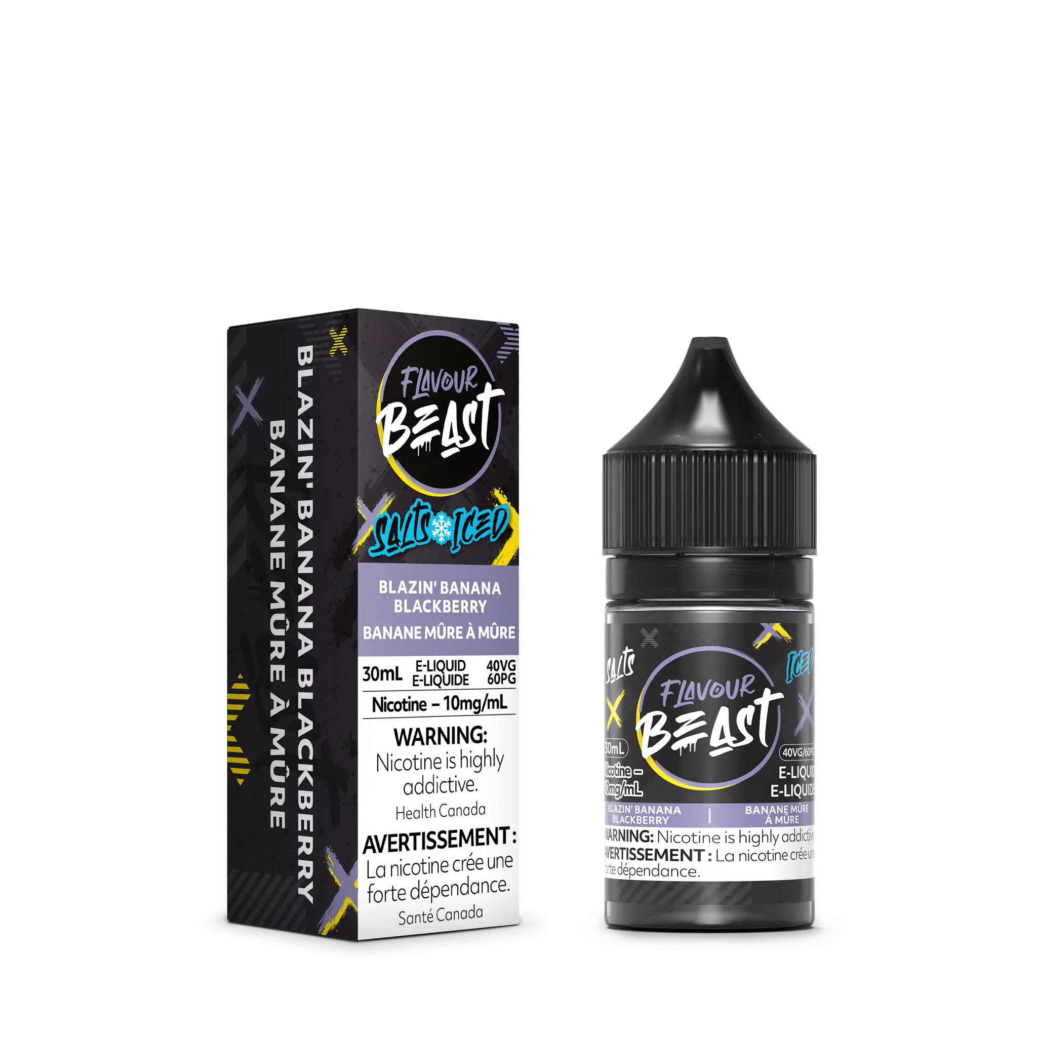 Blazin' Banana Blackberry Iced by Flavour Beast Salt