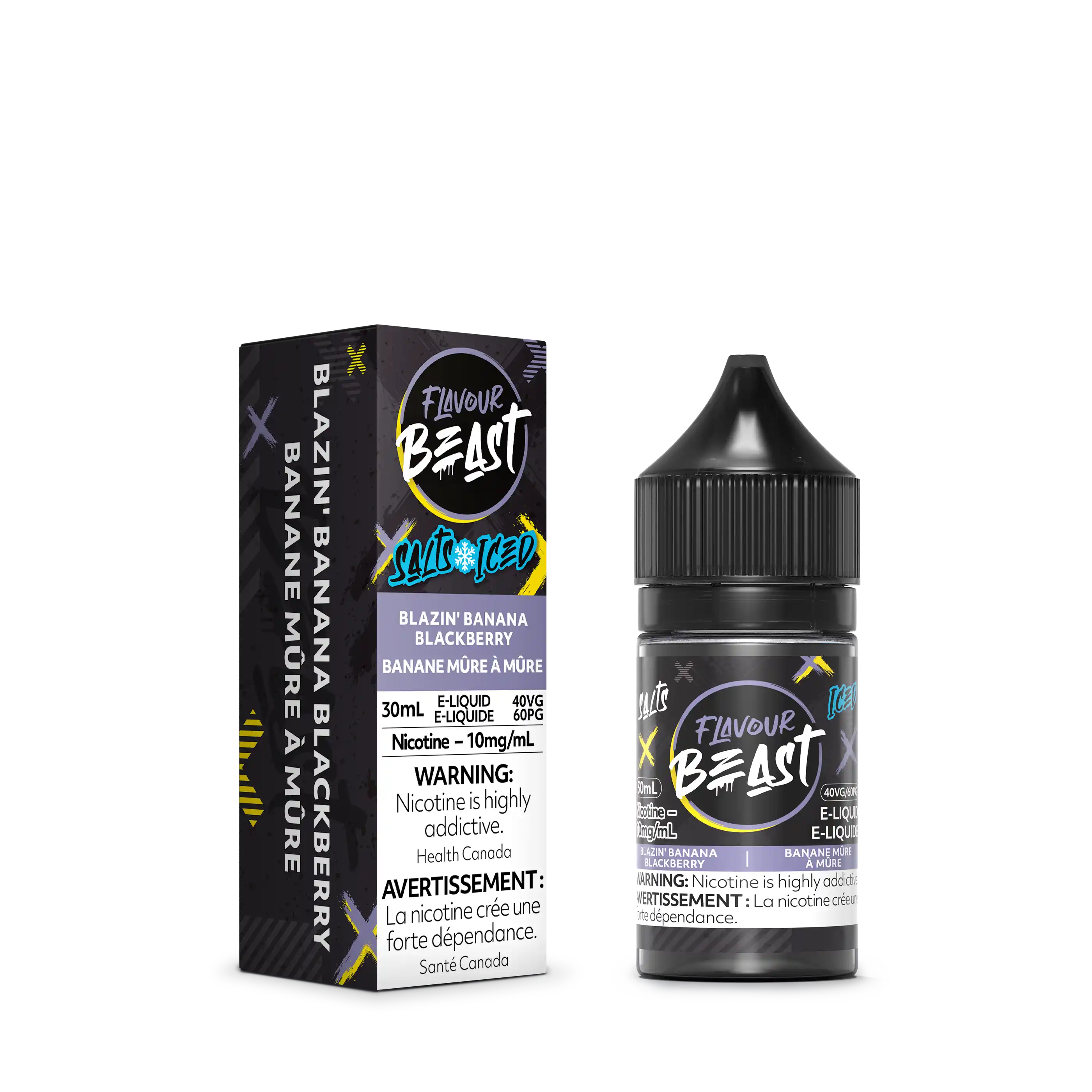 Blazin' Banana Blackberry Iced by Flavour Beast Salt