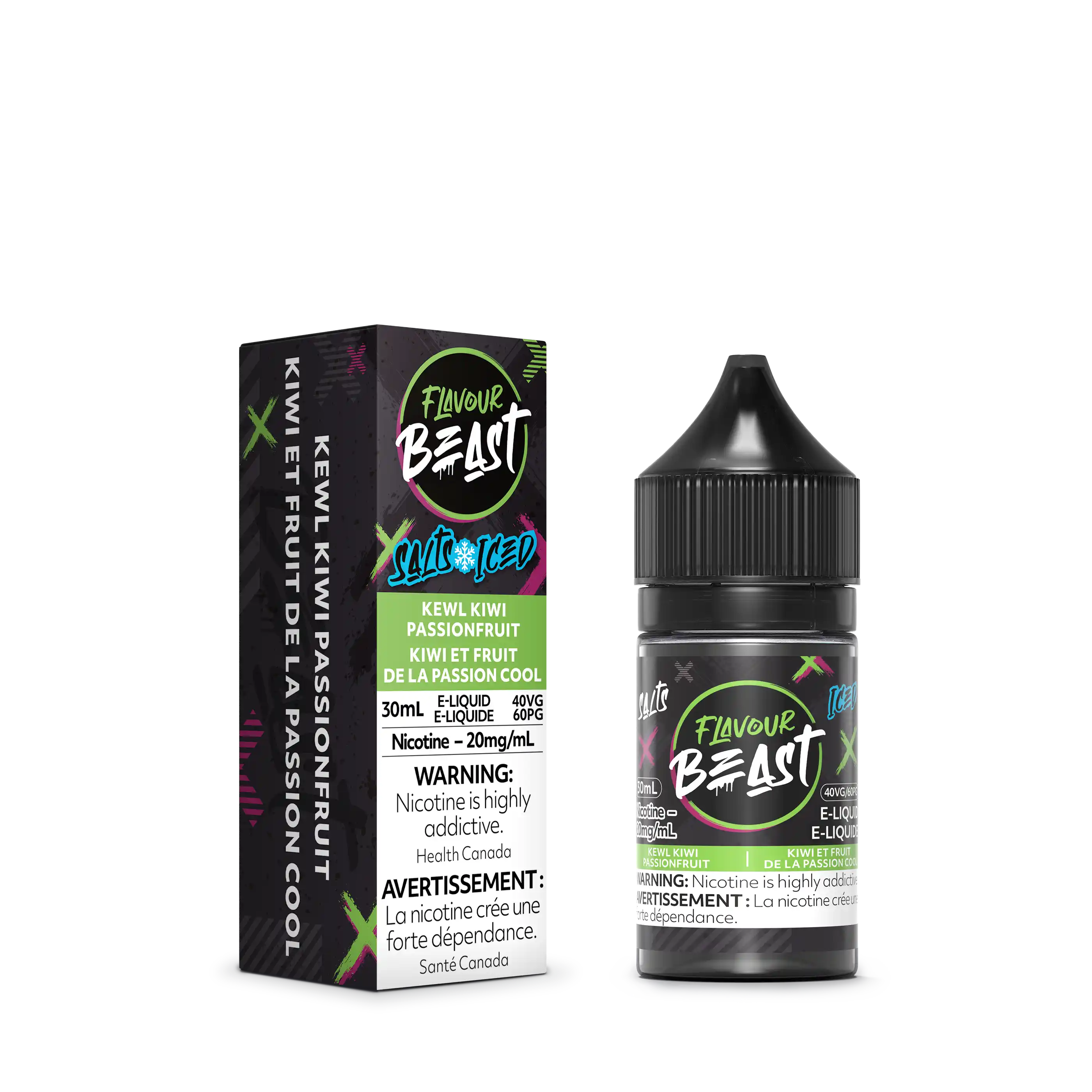 Kewl Kiwi Passionfruit Iced by Flavour Beast Salt