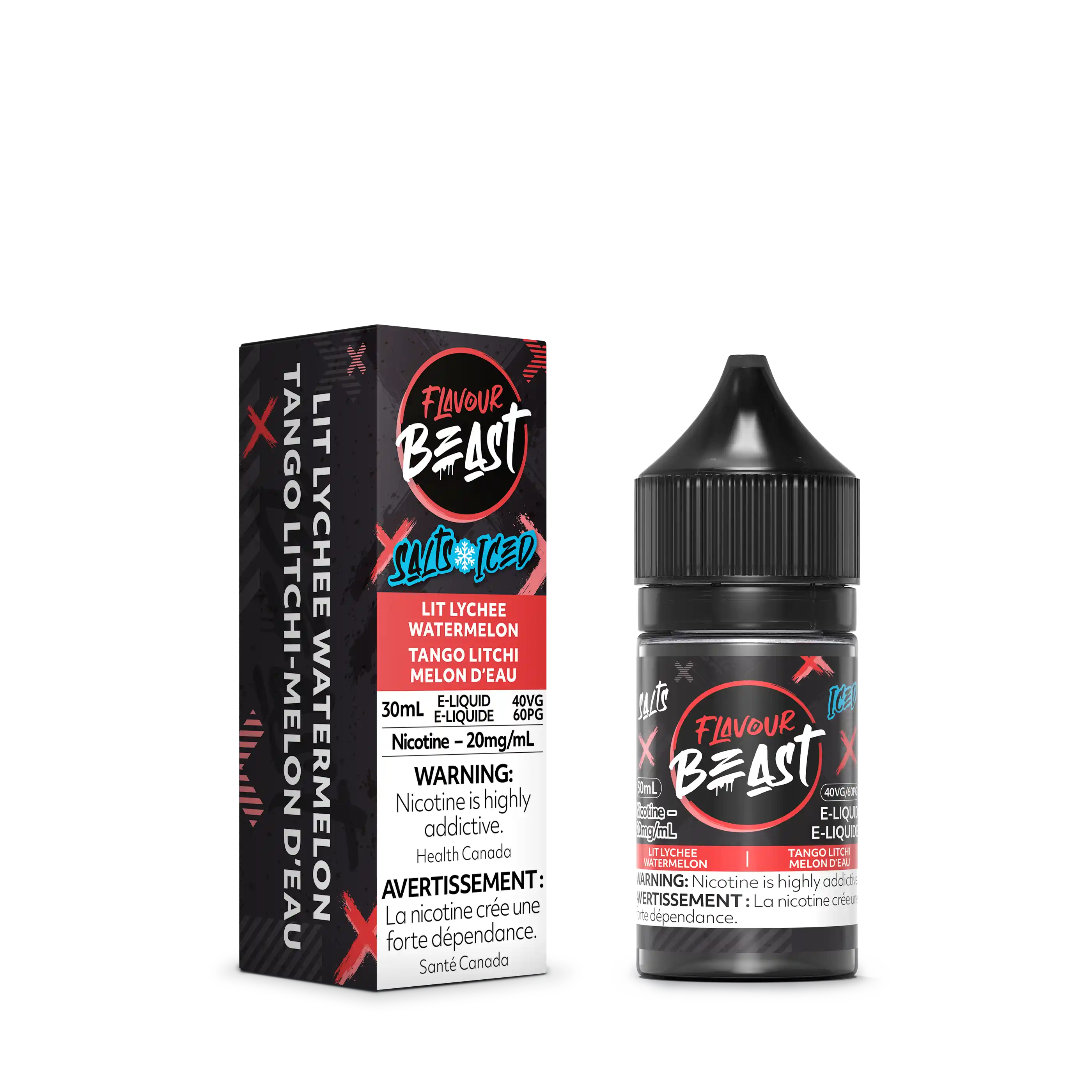 Lit Lychee Watermelon Iced by Flavour Beast Salt