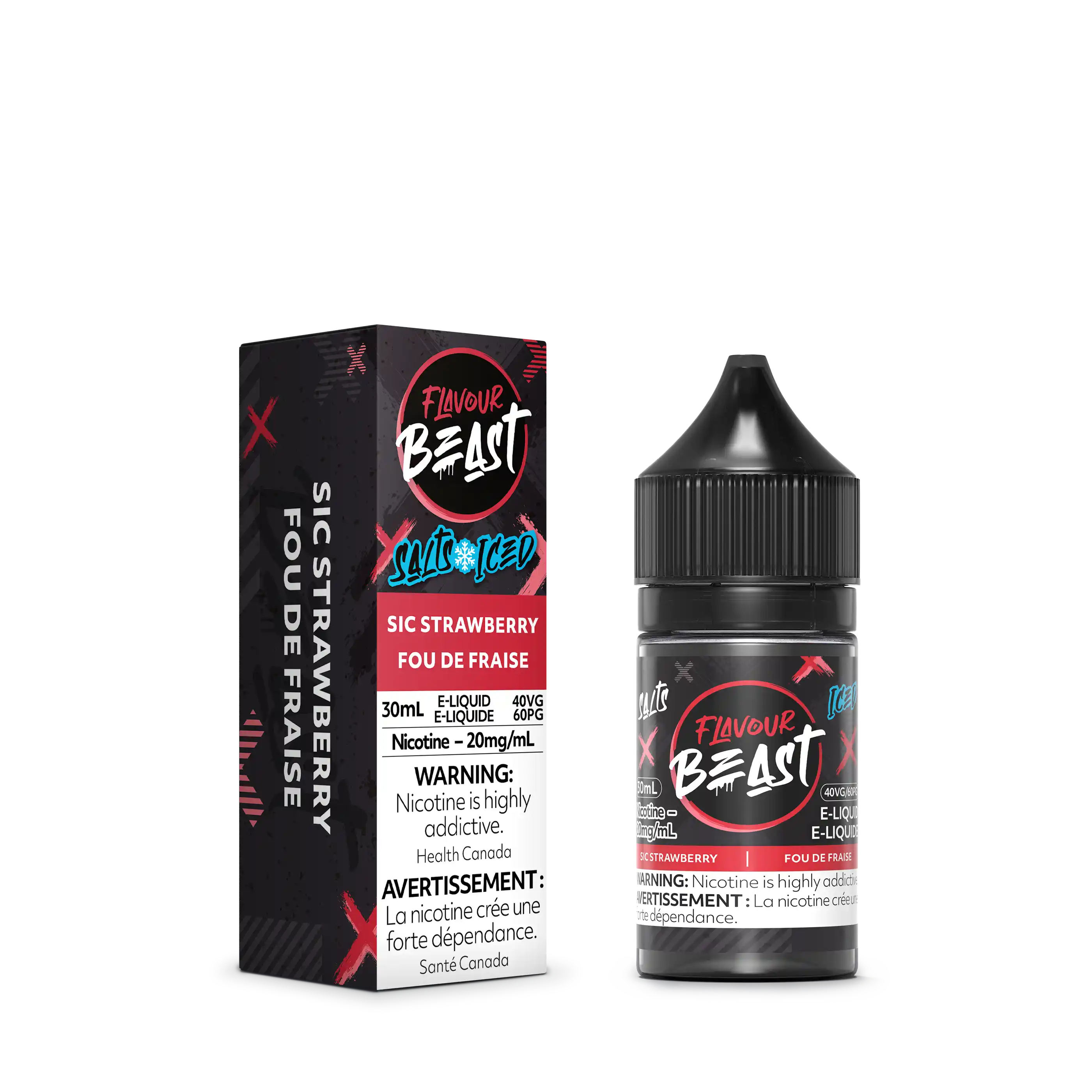 Sic Strawberry Iced by Flavour Beast Salt