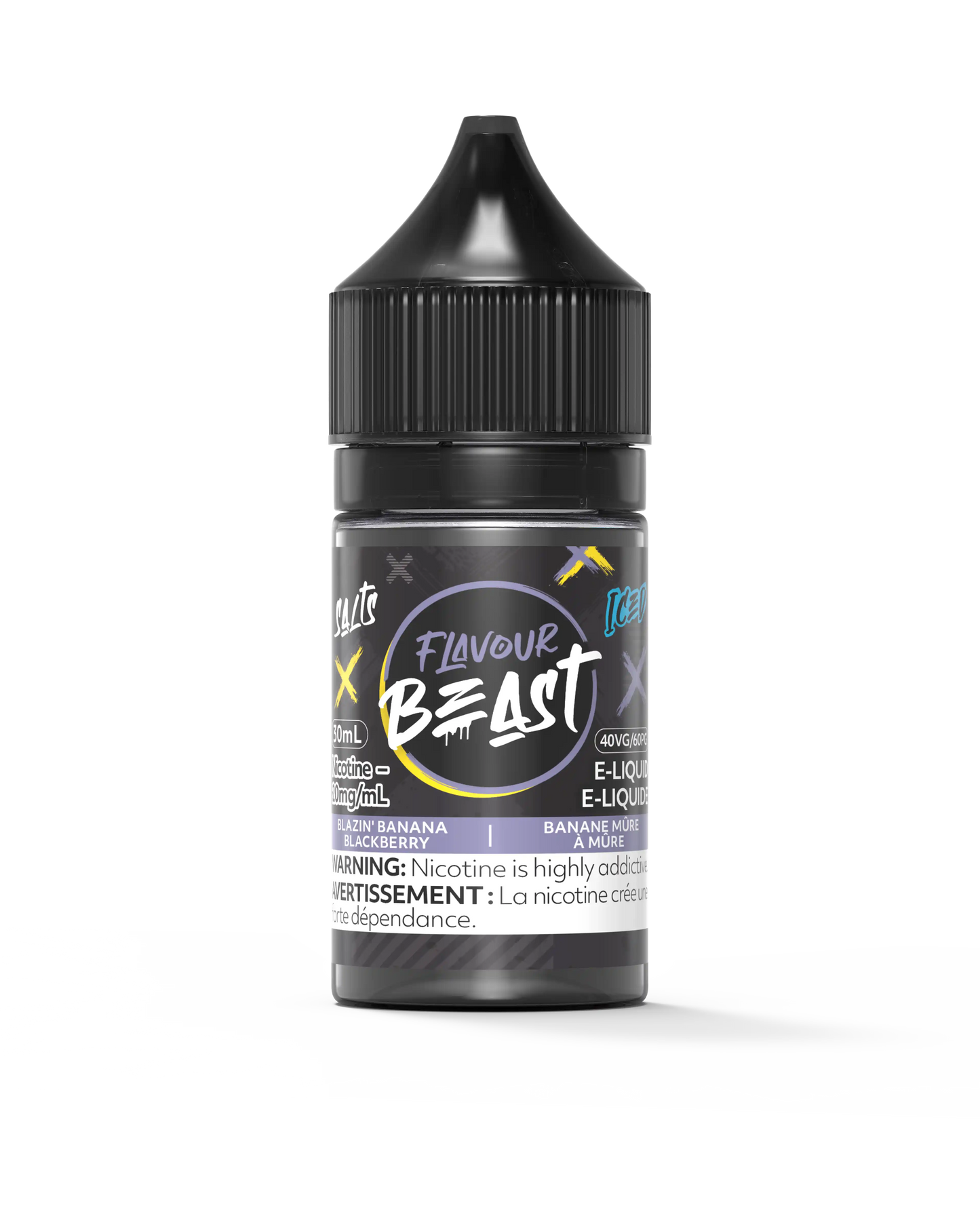 Blazin' Banana Blackberry Iced by Flavour Beast Salt