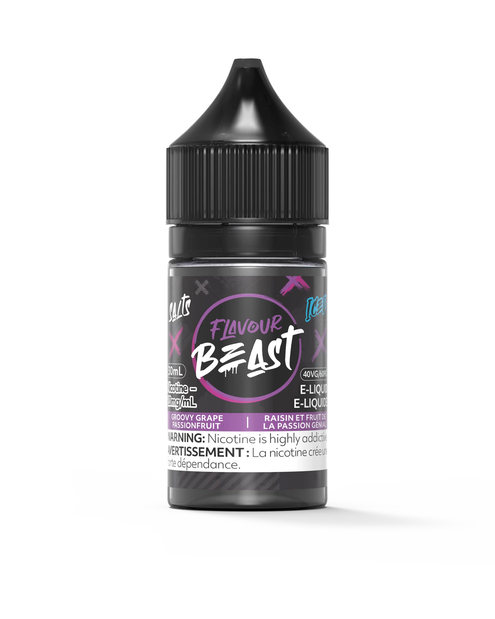 Groovy Grape Passionfruit Iced by Flavour Beast Salt