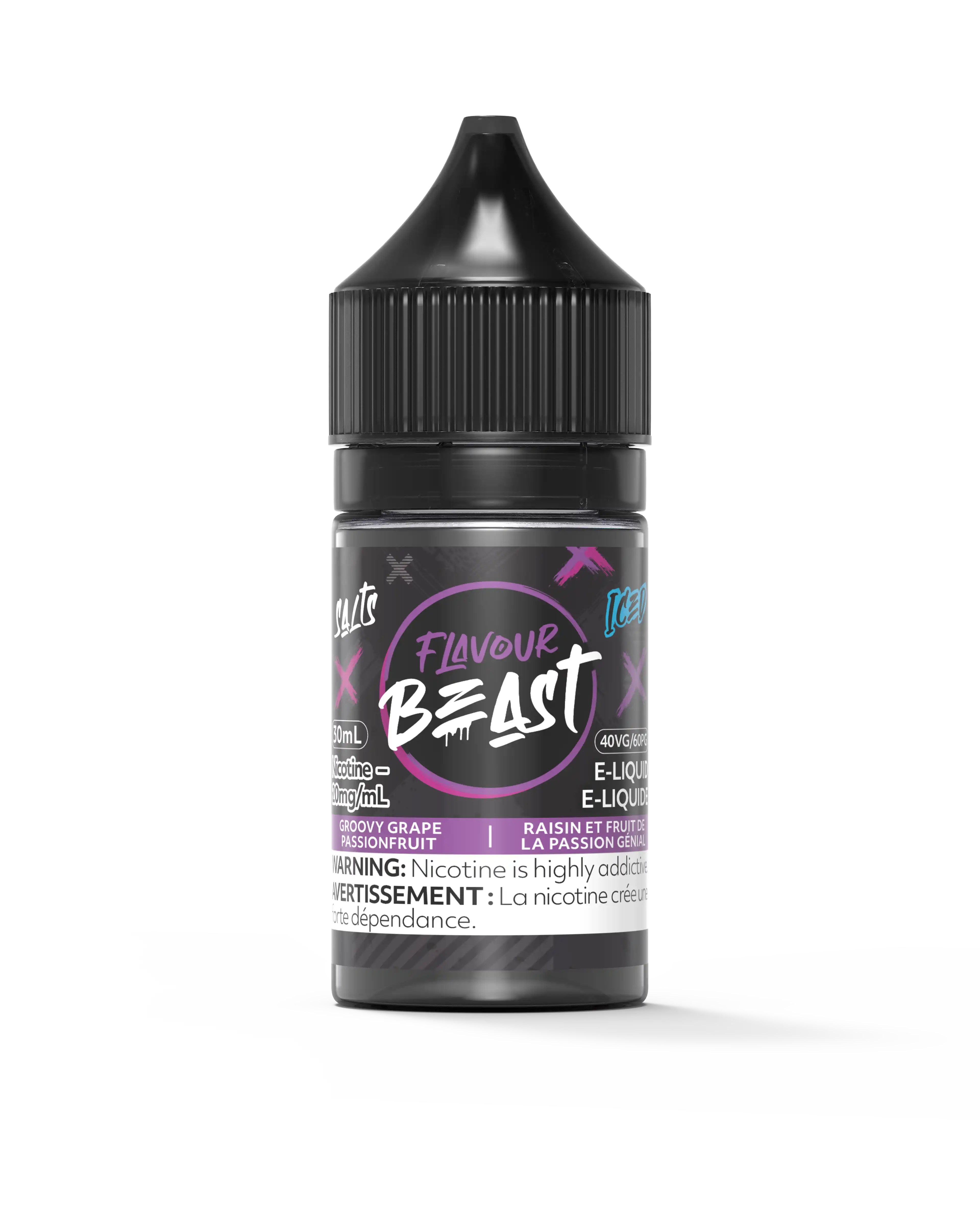 Groovy Grape Passionfruit Iced by Flavour Beast Salt