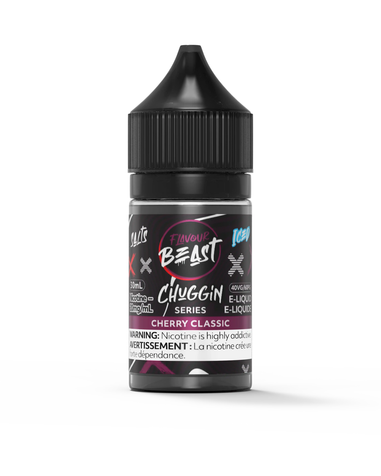 Cherry Classic Iced by Flavour Beast Chuggin' Series Salt