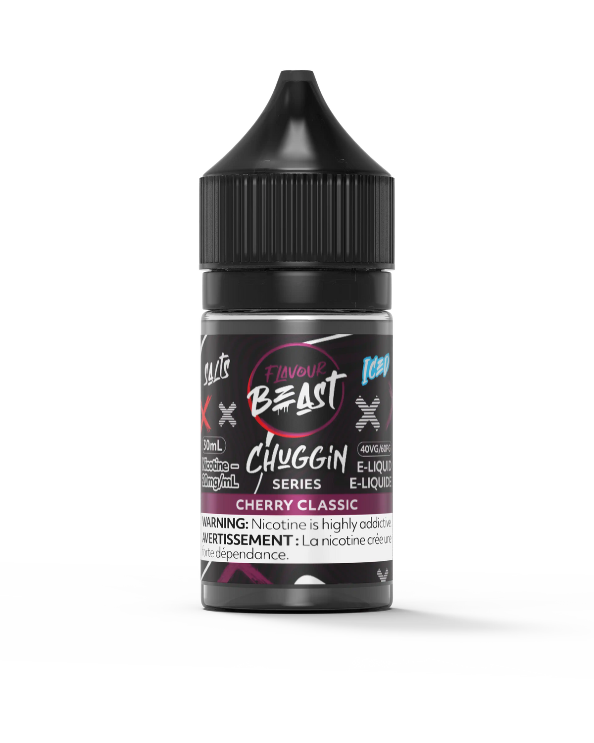 Cherry Classic Iced by Flavour Beast Chuggin' Series Salt