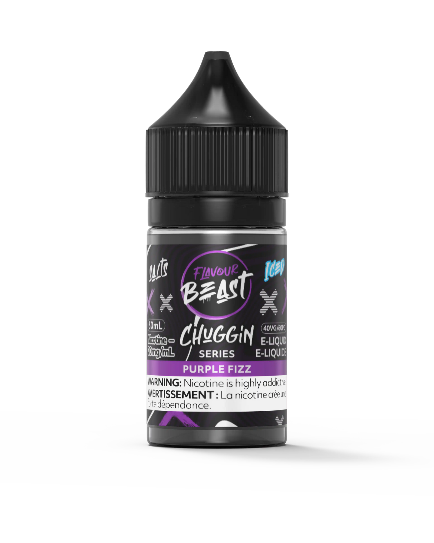 Purple Fizz Iced by Flavour Beast Chuggin' Series Salt