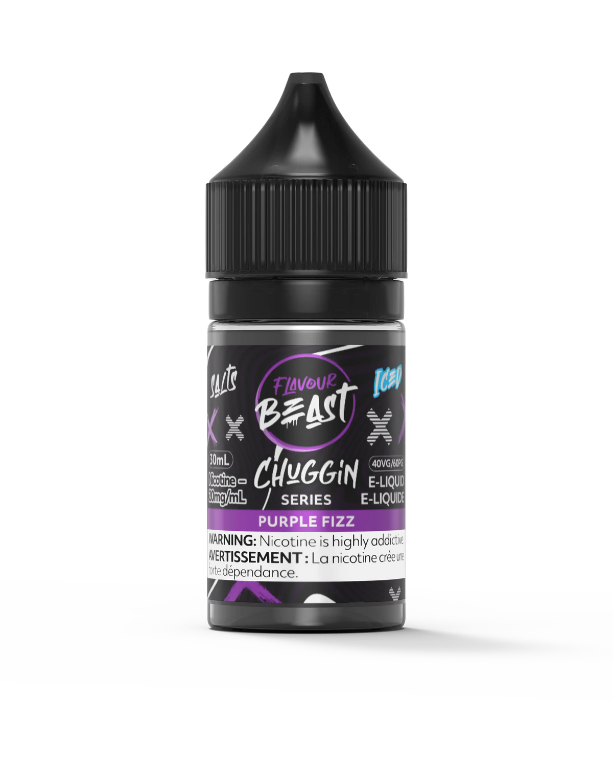 Purple Fizz Iced by Flavour Beast Chuggin' Series Salt