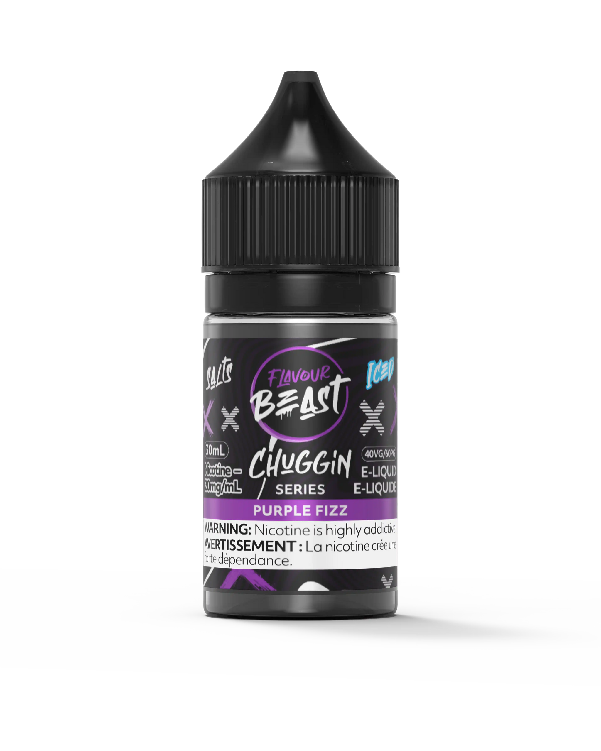 Purple Fizz Iced by Flavour Beast Chuggin' Series Salt