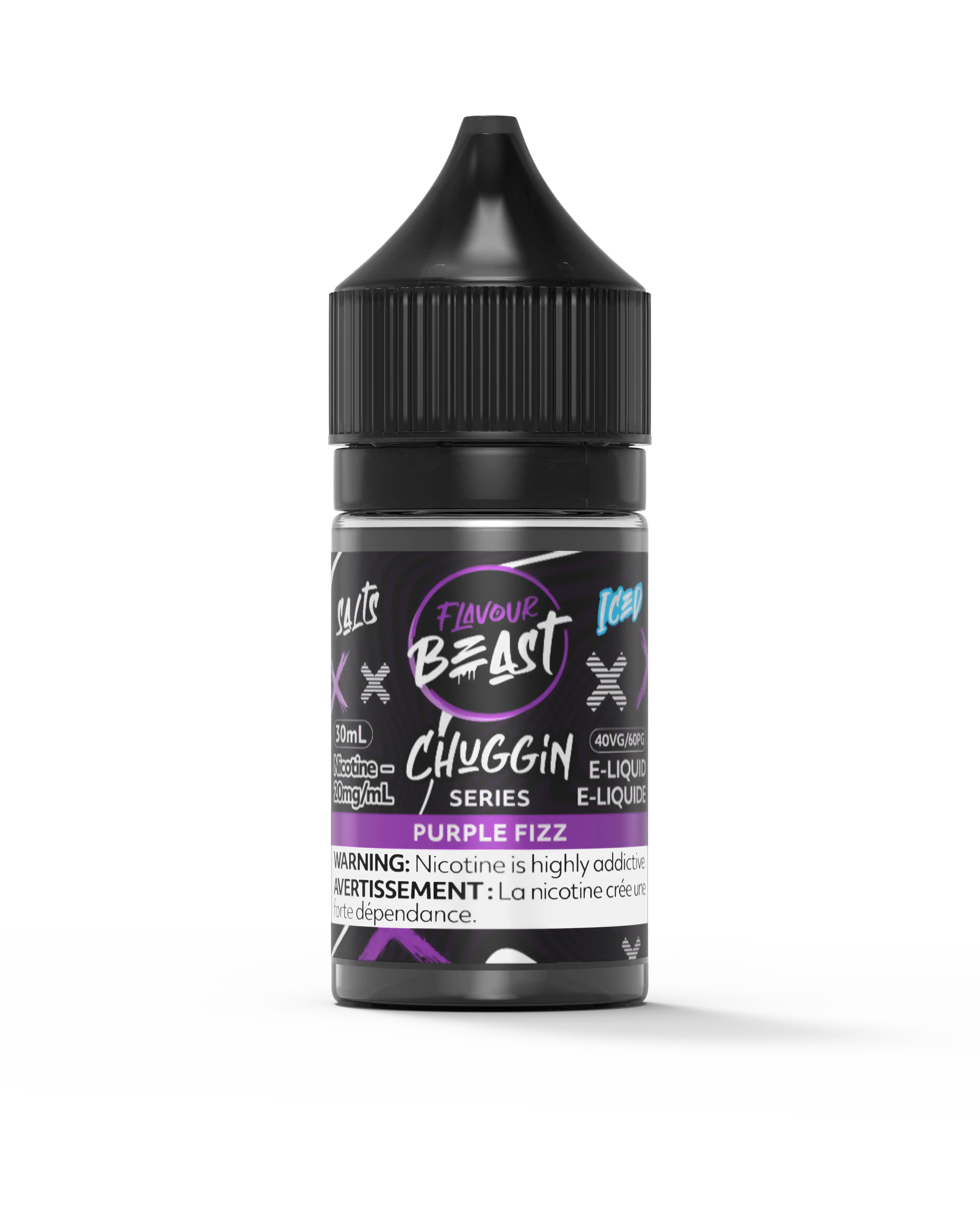Purple Fizz Iced by Flavour Beast Chuggin' Series Salt