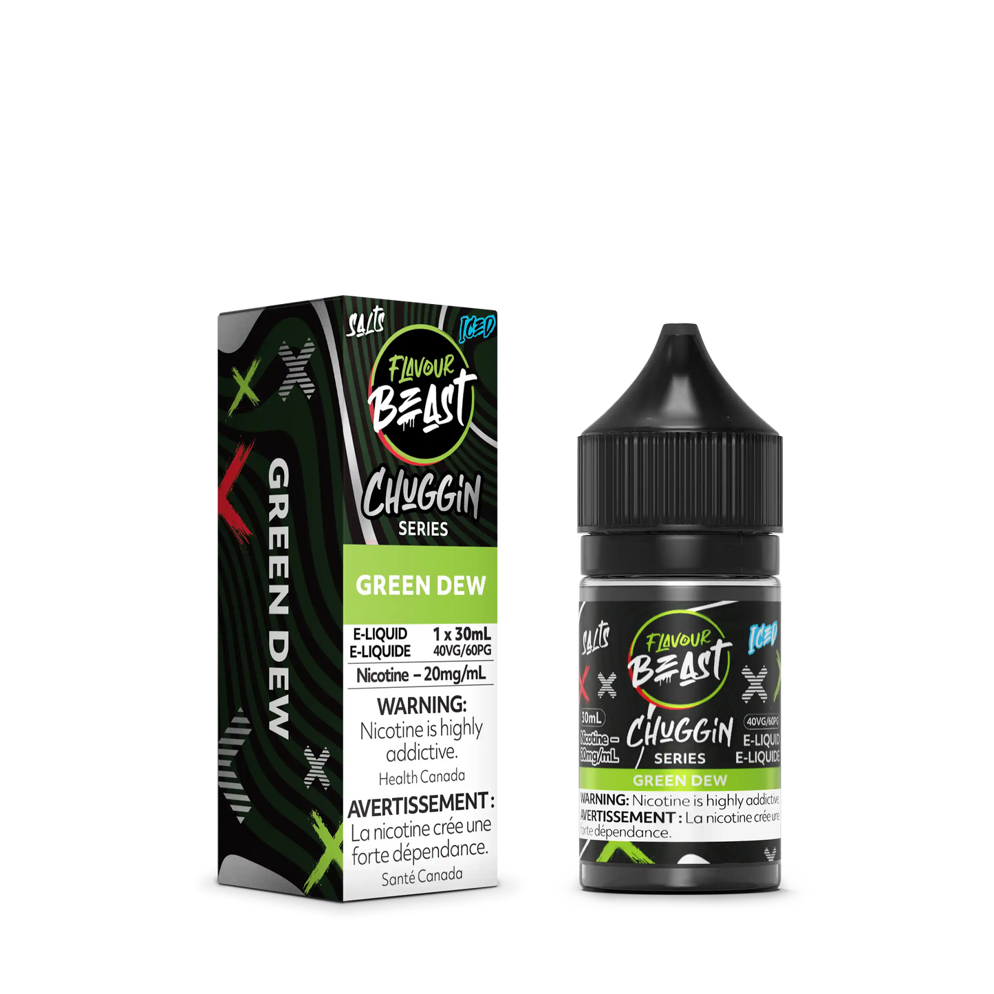 Green Dew Iced by Flavour Beast Chuggin' Series Salt