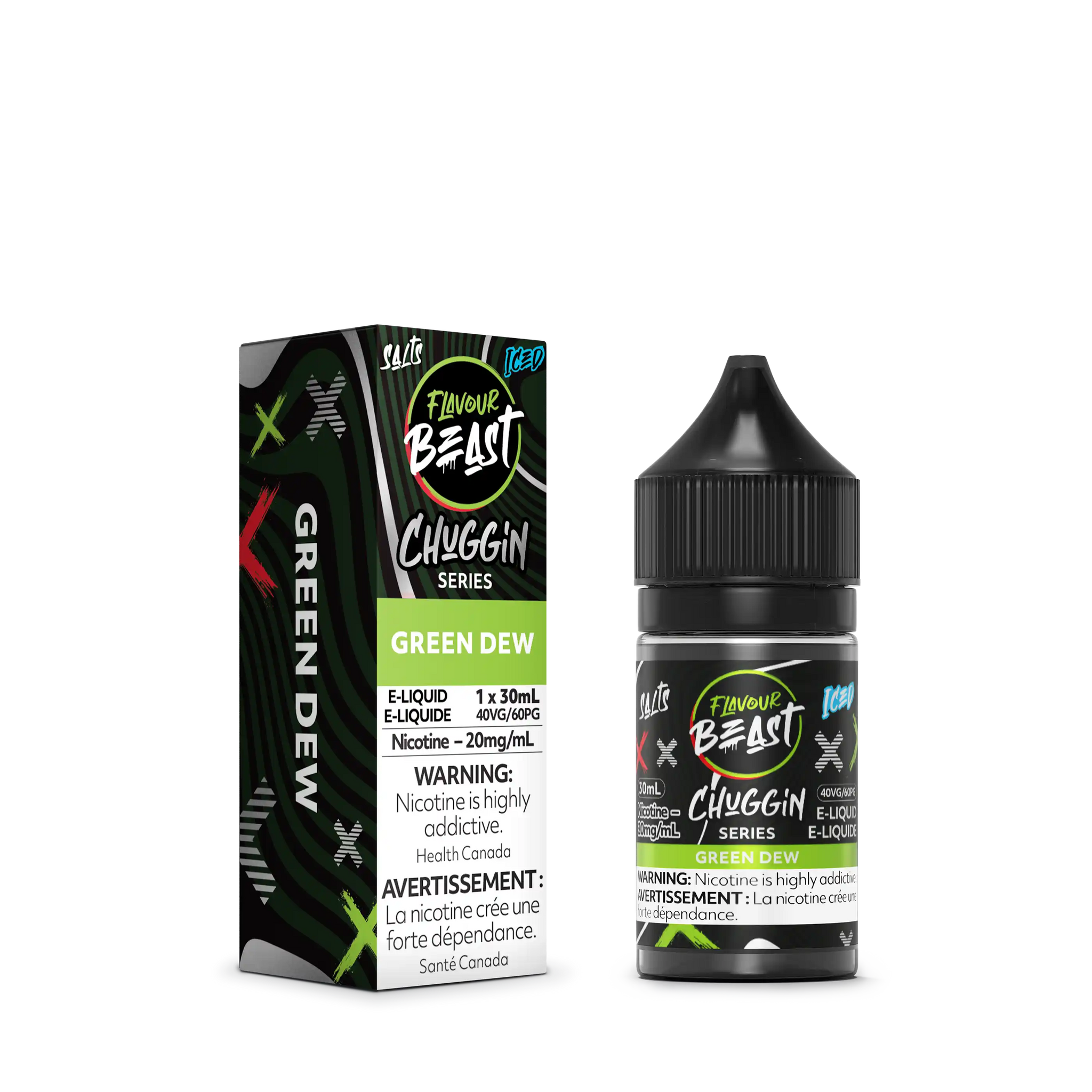 Green Dew Iced by Flavour Beast Chuggin' Series Salt