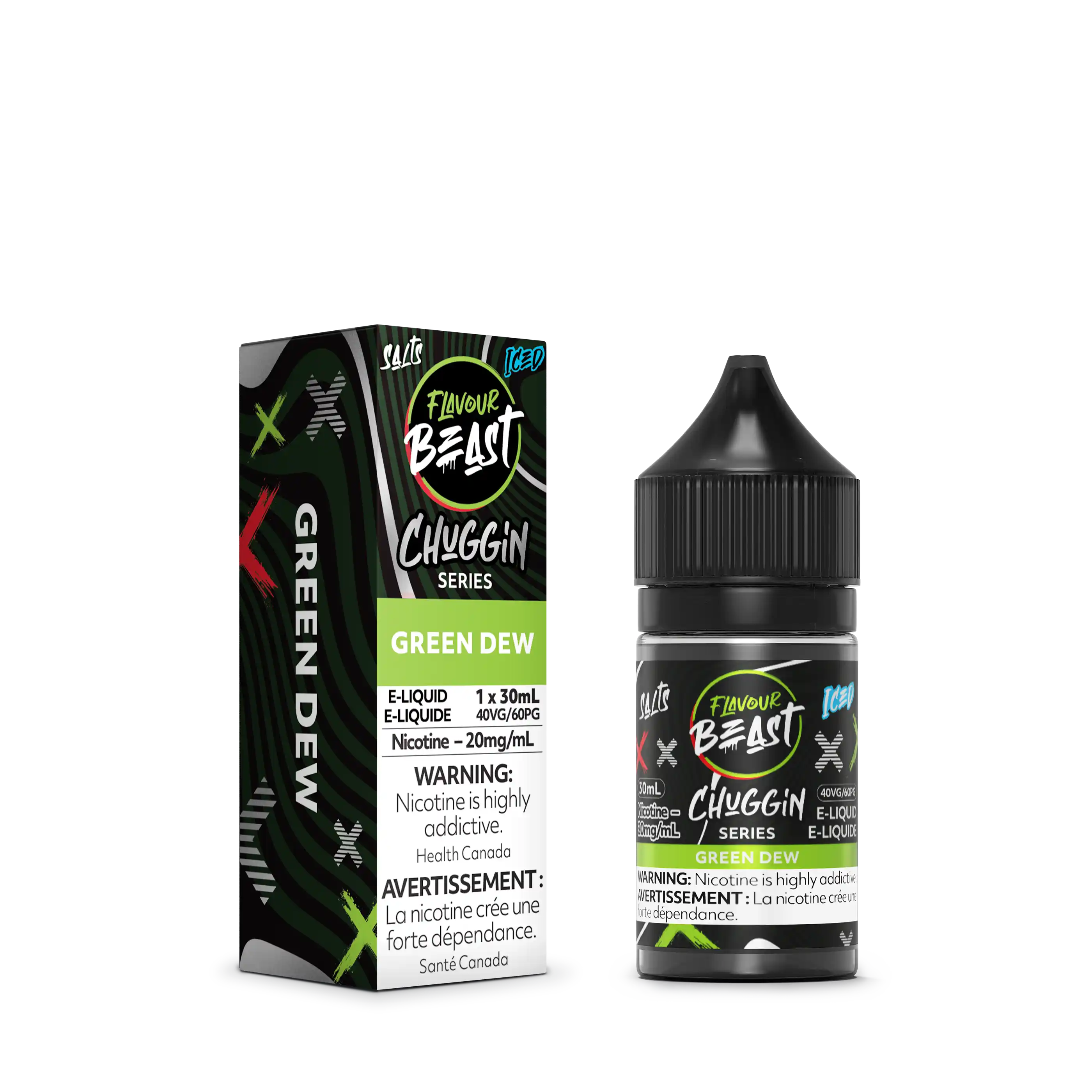 Green Dew Iced by Flavour Beast Chuggin' Series Salt