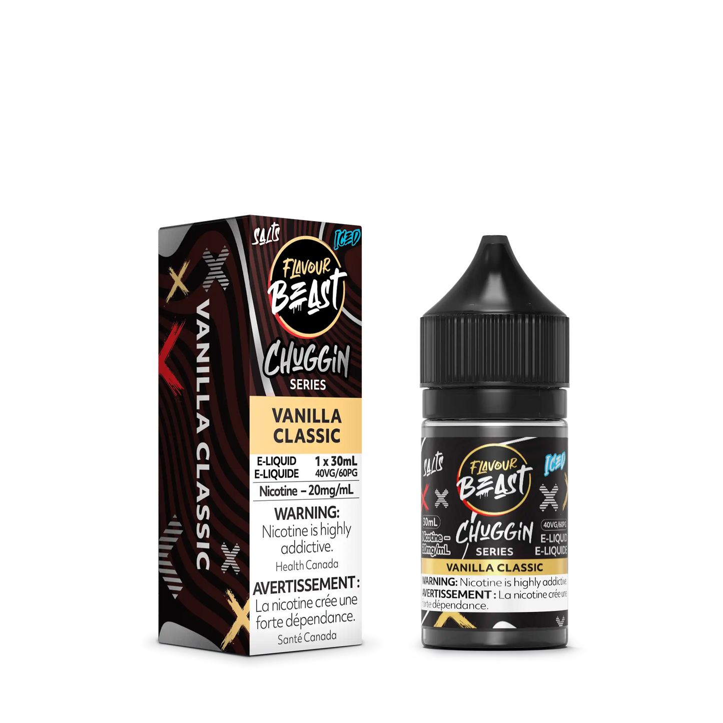 Vanilla Classic Iced by Flavour Beast Chuggin' Series Salt