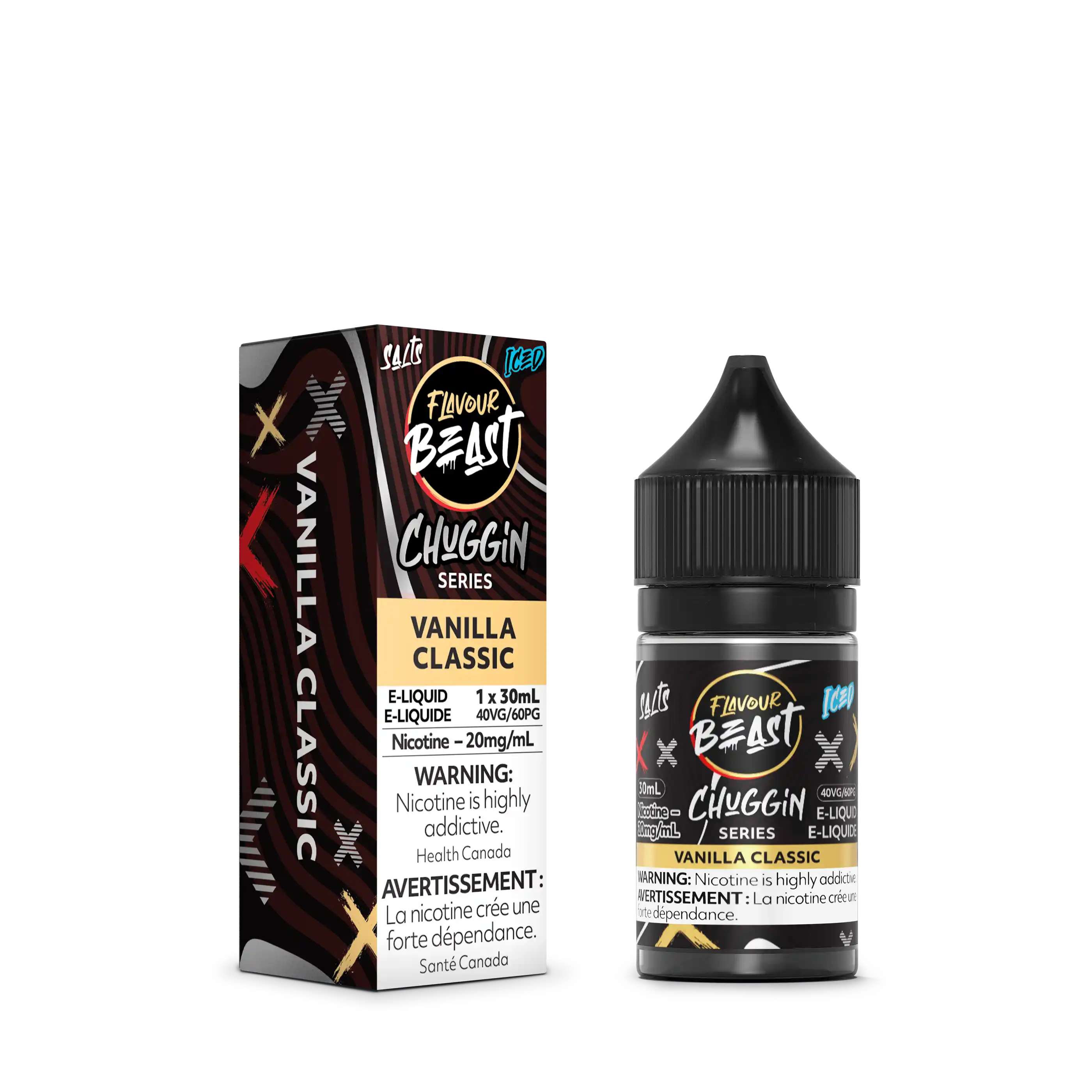 Vanilla Classic Iced by Flavour Beast Chuggin' Series Salt