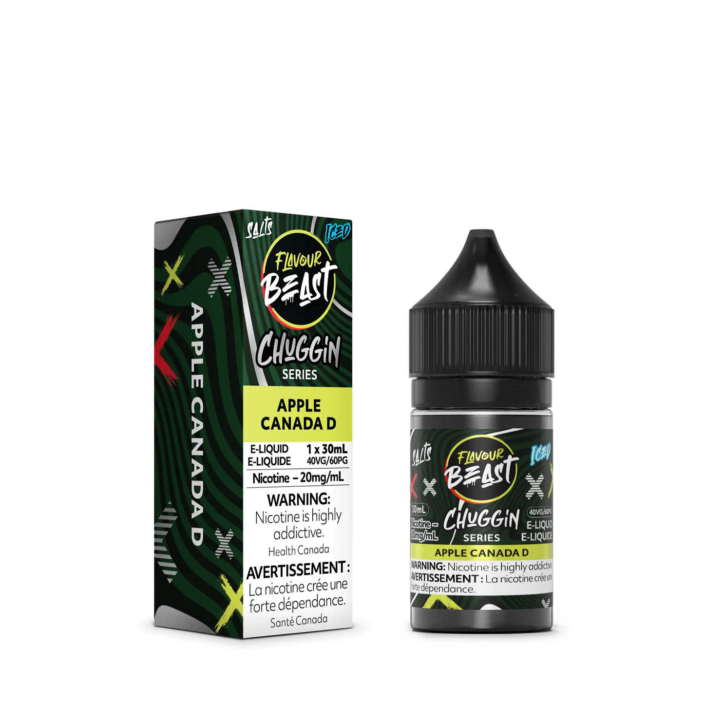 Apple Canada D Iced by Flavour Beast Chuggin' Series Salt