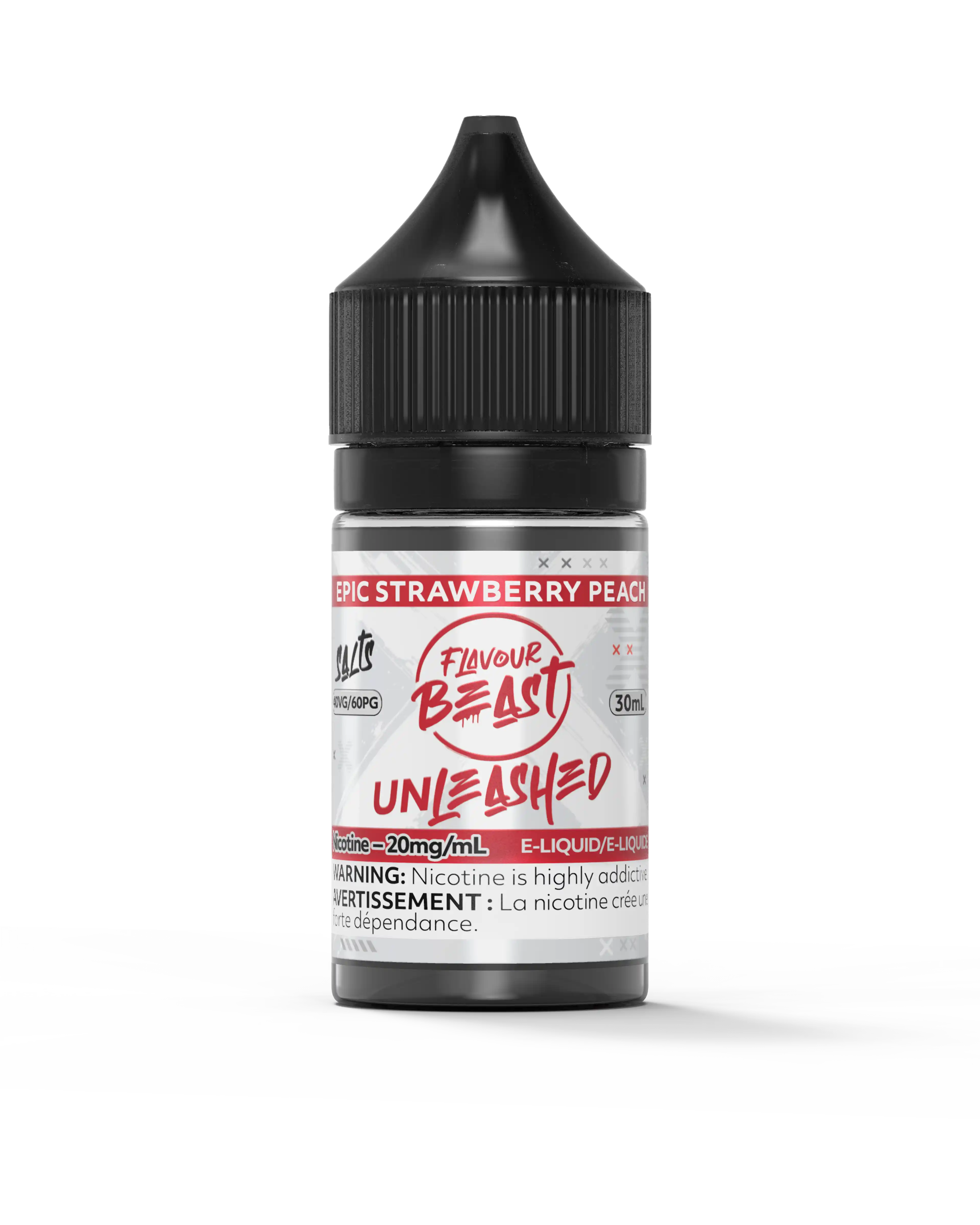 Epic Strawberry Peach by Flavour Beast Unleashed Salt