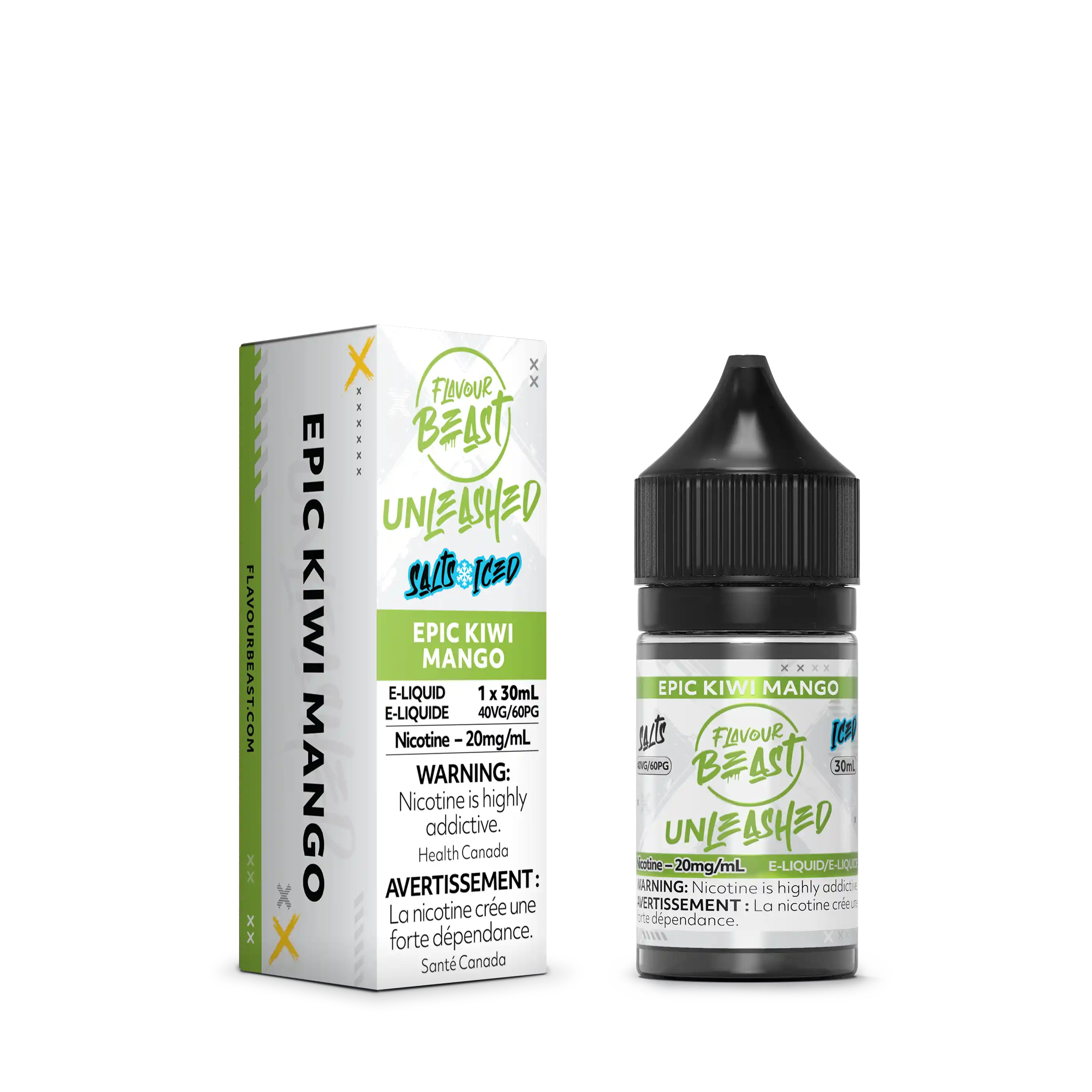 Epic Kiwi Mango Iced by Flavour Beast Unleashed Salt