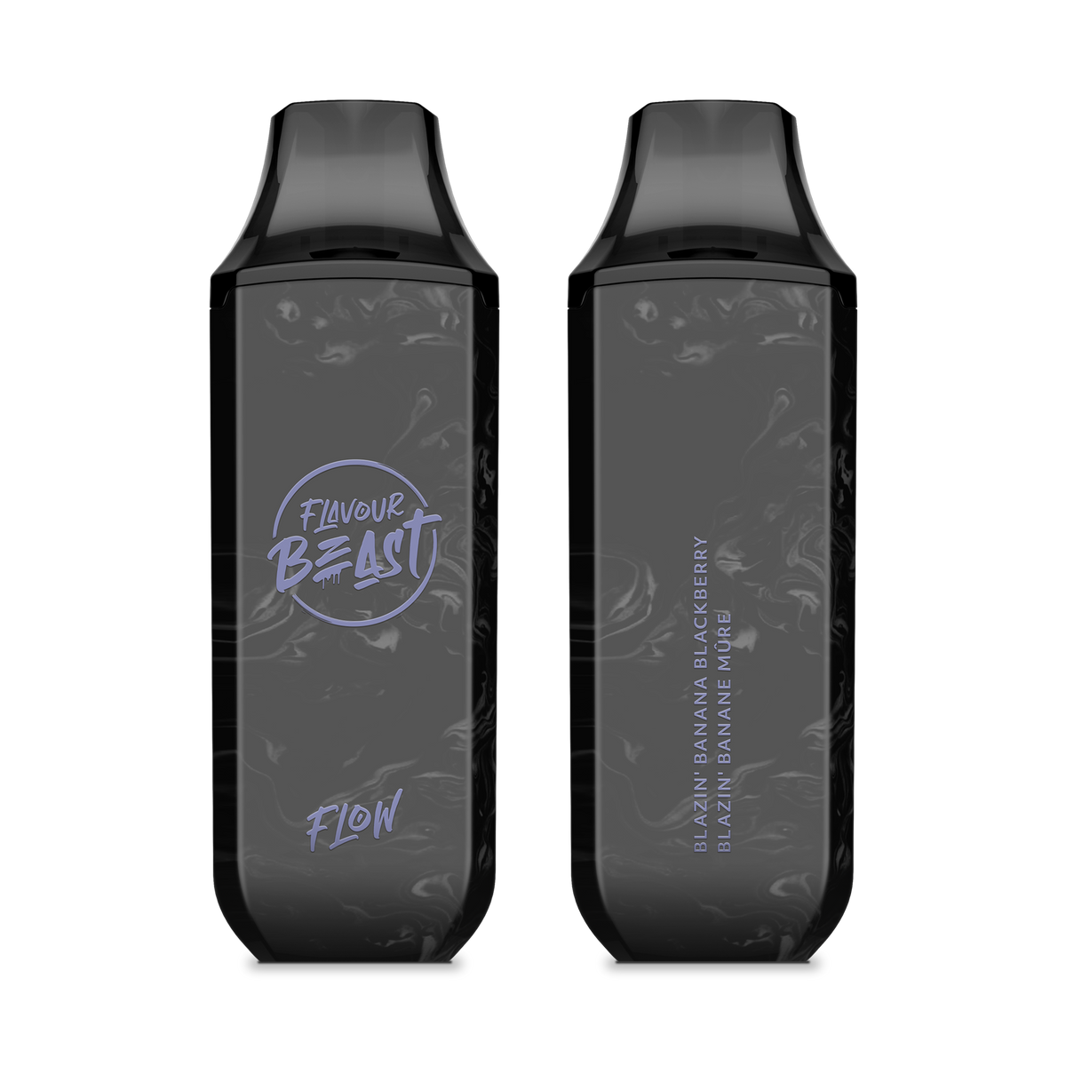 Flavour Beast Flow - Disposable E-Cig (4k/5k Puffs) - Blazing Banana Blackberry Iced / 20mg