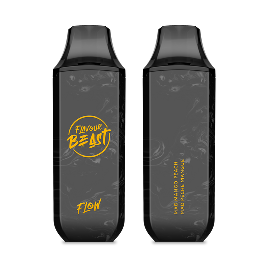 Flavour Beast Flow - Disposable E-Cig (4k/5k Puffs) - Mad Mango Peach / 20mg