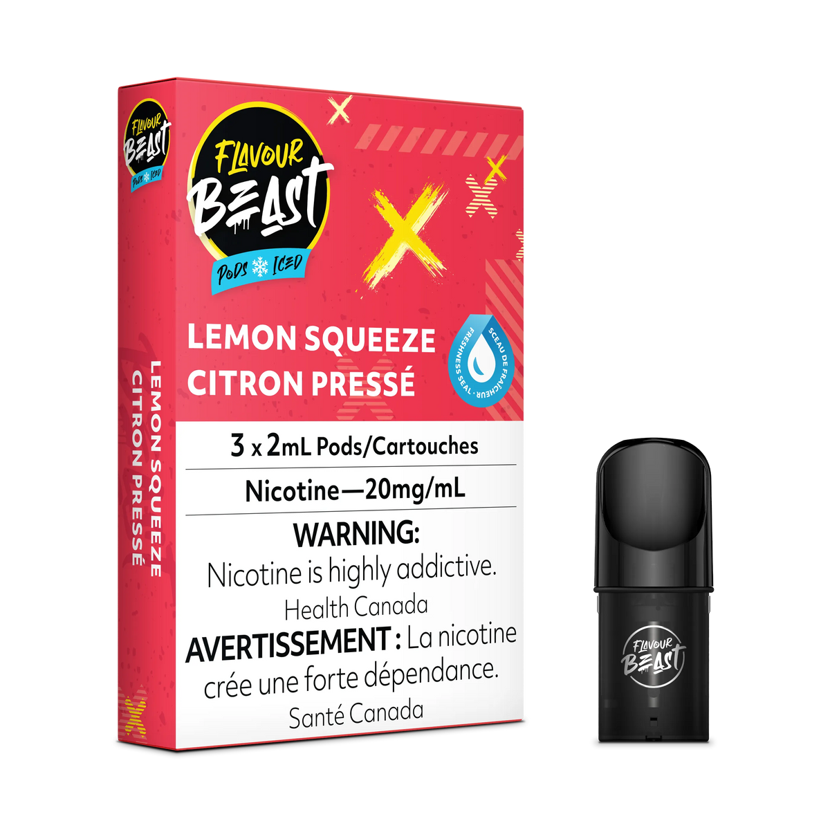 Flavour Beast Flow Pods - Lemon Squeezed Iced