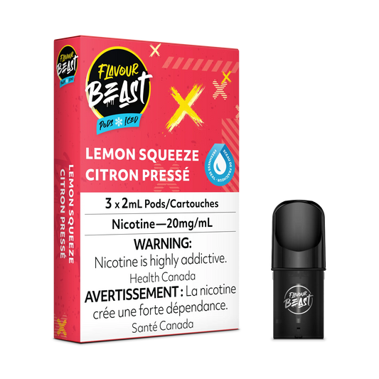 Flavour Beast Flow Pods - Lemon Squeezed Iced