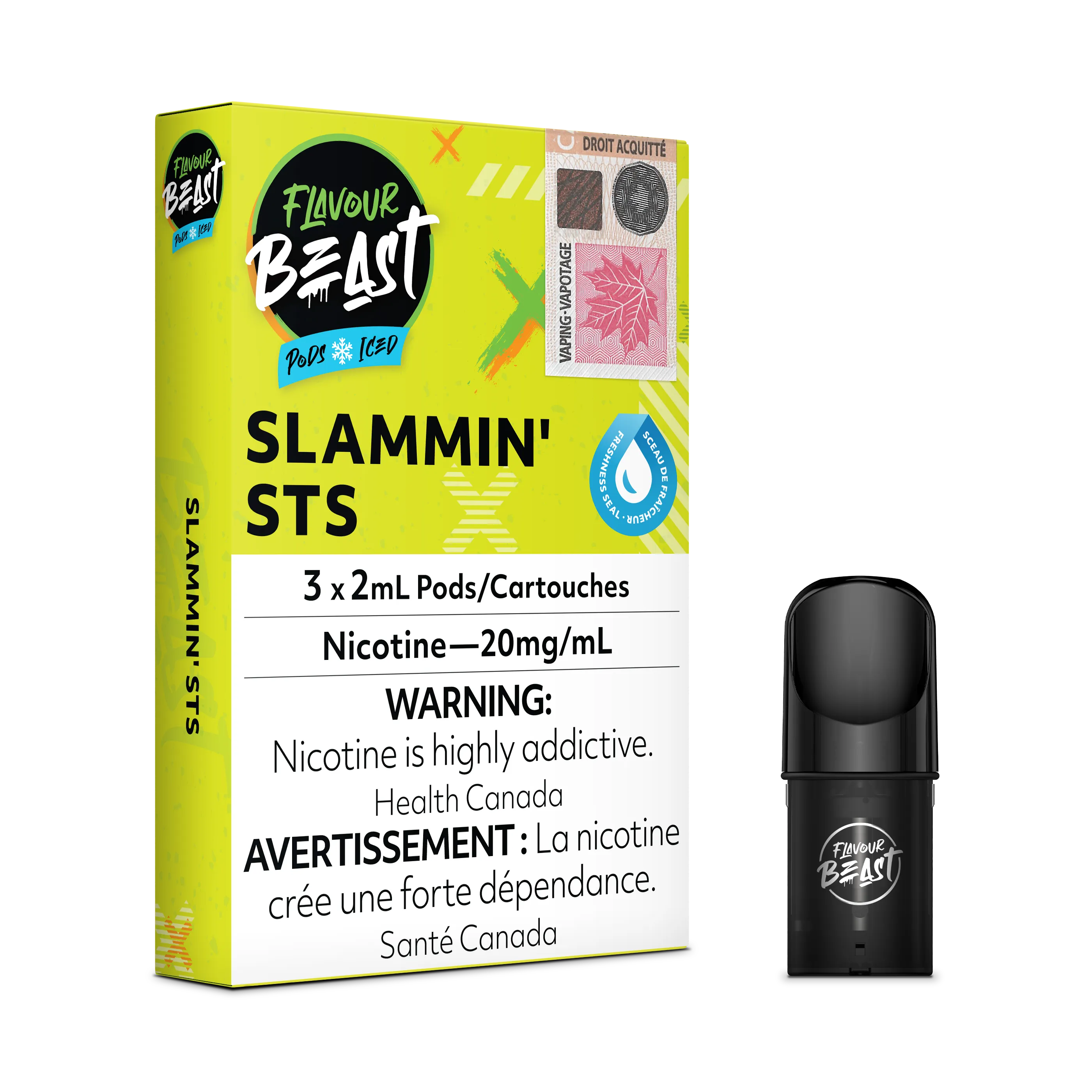 Flavour Beast Flow Pods - Slammin' STS Iced