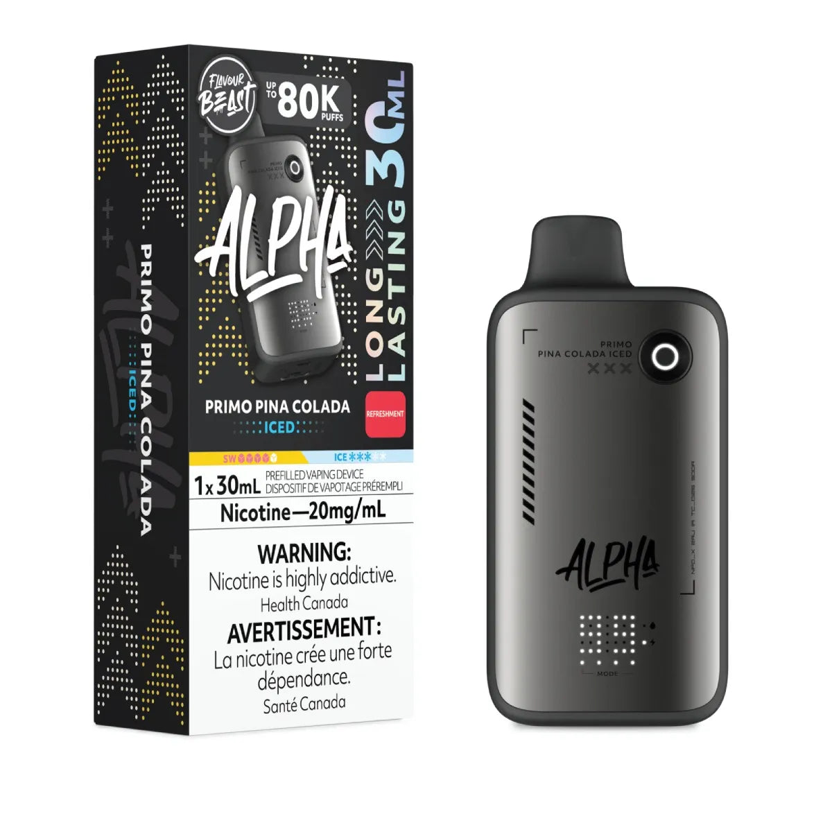 Flavour Beast Alpha Disposable - Primo Pina Colada Iced