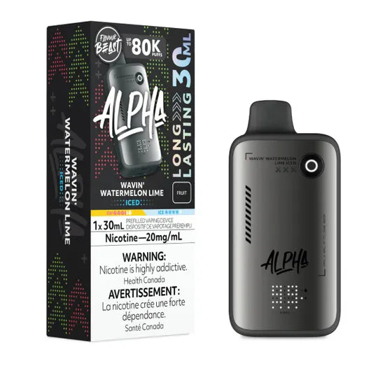 Flavour Beast Alpha Disposable - Wavin' Watermelon Lime Iced