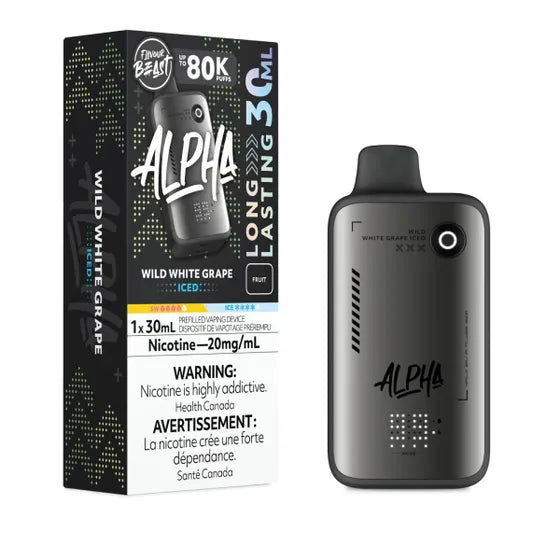 Flavour Beast Alpha Disposable - Wild White Grape Iced