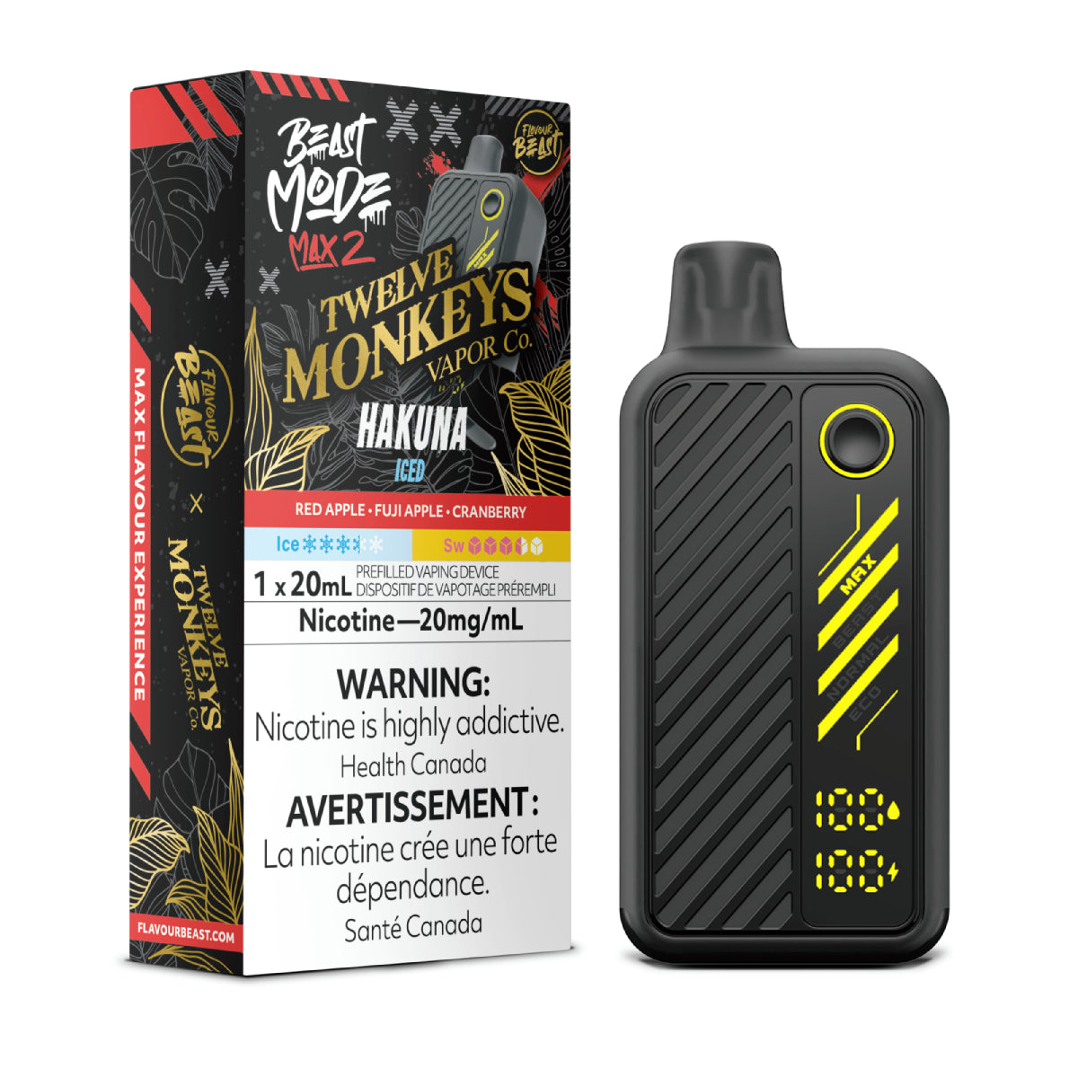 Flavour Beast Beast Mode Max 2 Disposable - Hakuna Iced