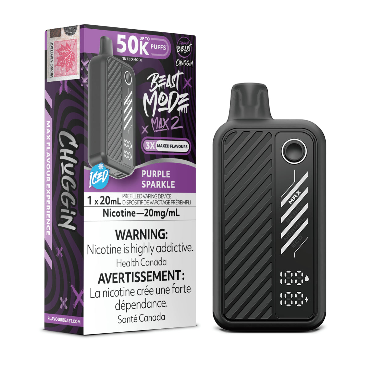 Flavour Beast Beast Mode Max 2 Disposable - Purple Sparkle