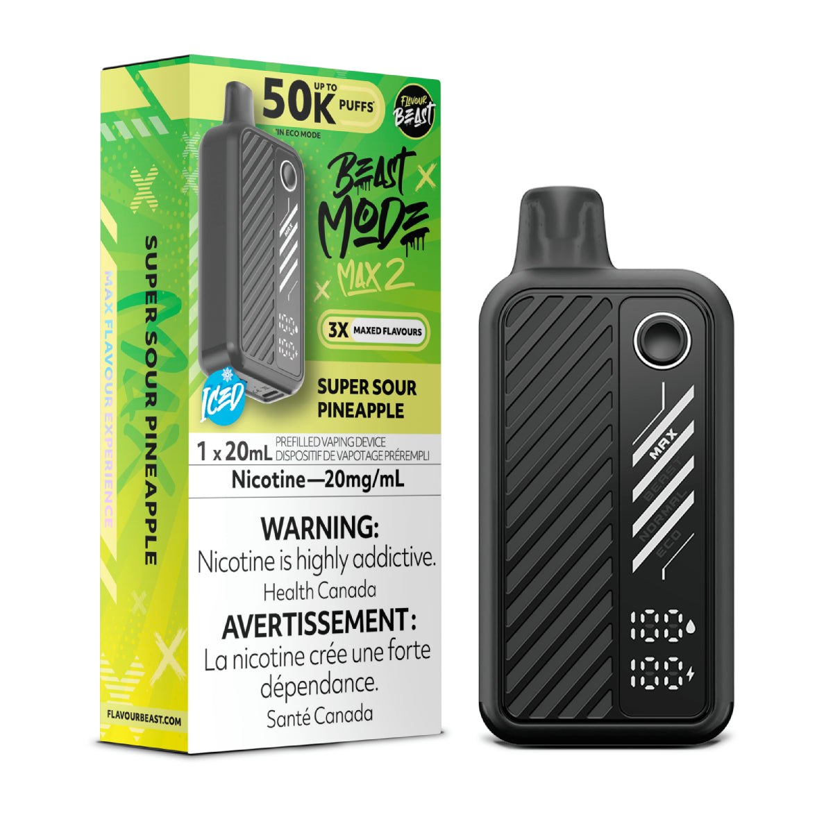 Flavour Beast Beast Mode Max 2 Disposable - Super Sour Pineapple