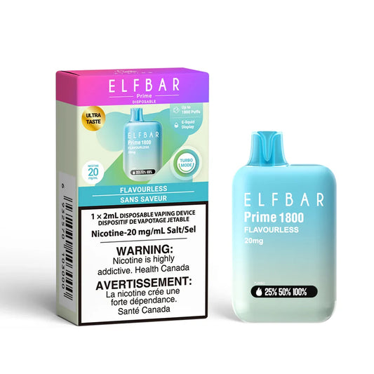 Flavourless ELF Bar Prime 1800 - Disposable