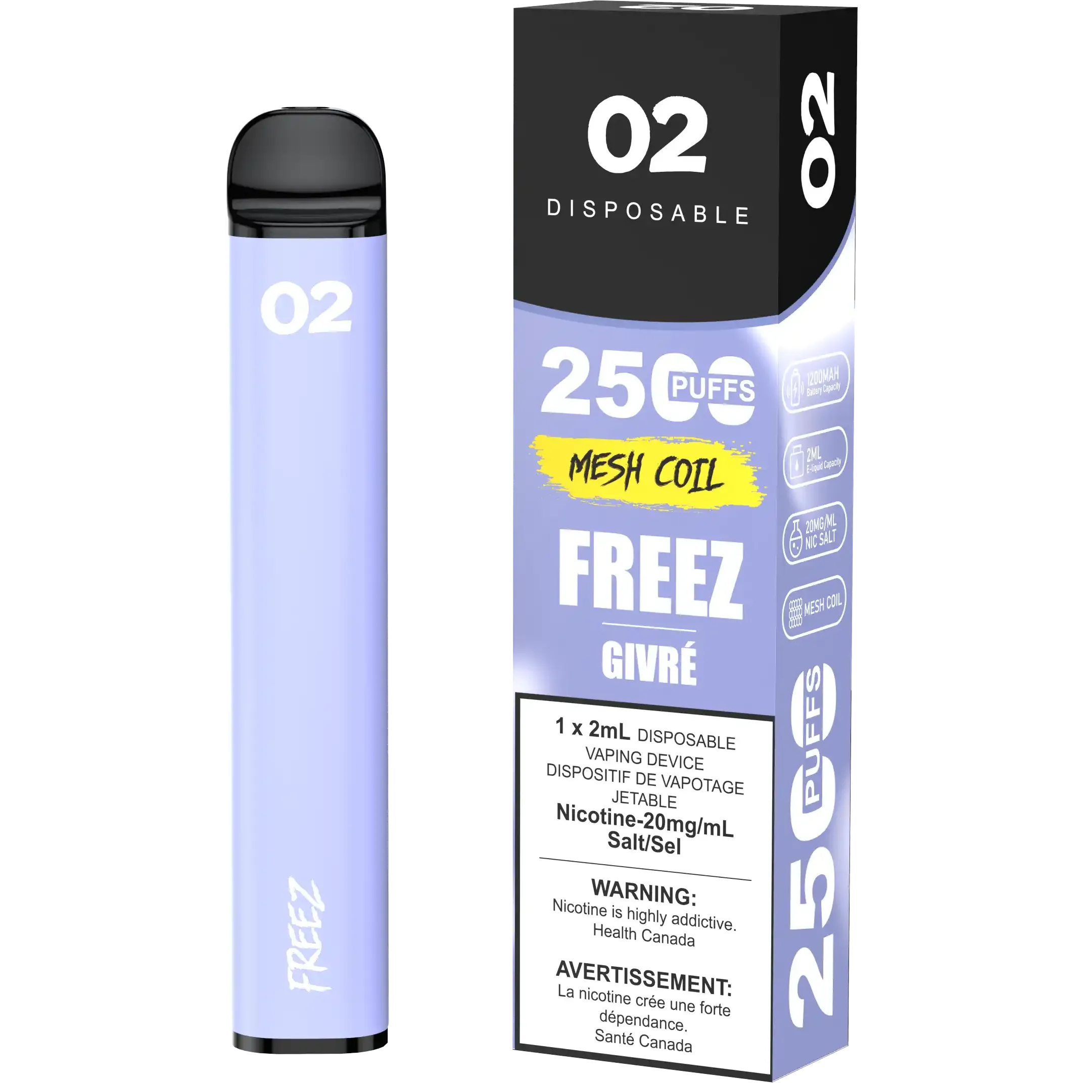 Freez O2 - Disposable 2.5K
