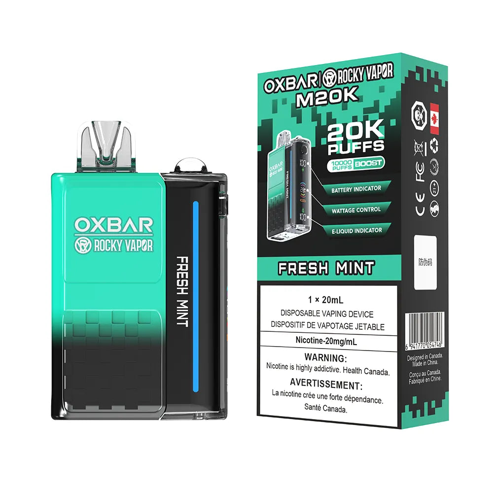 Fresh Mint Oxbar M20K - Disposable Vape by OXBAR