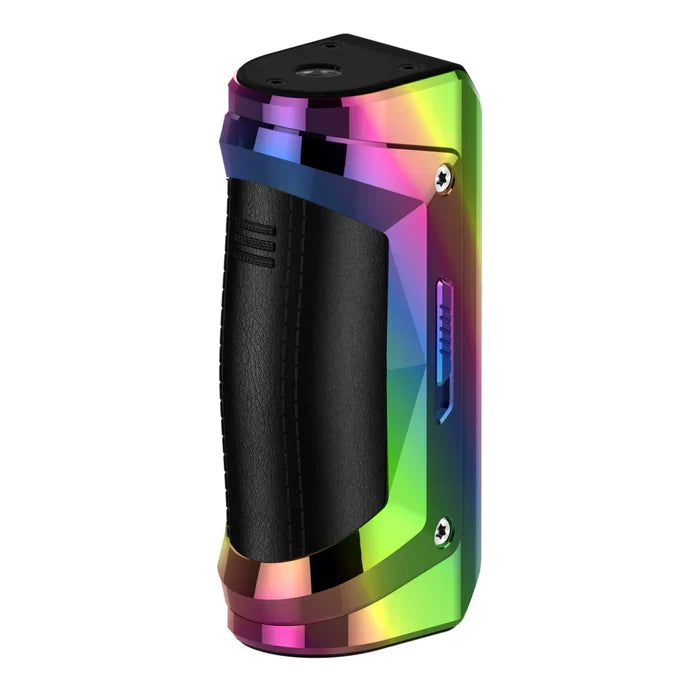 Geekvape Aegis S100 SE (Solo 2) 100W Mod in silver with a textured grey leather grip.
