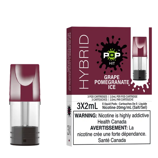 Grape Pomegranate Ice Stlth Pods by Pop Hybrid