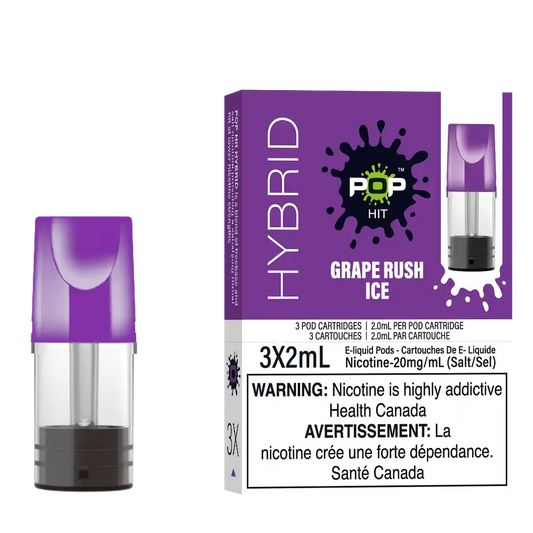 Grape Rush Ice Stlth Pods by Pop Hybrid