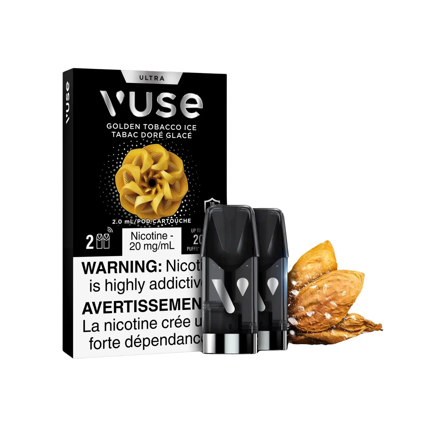 Golden Tobacco Ice Vuse Ultra Pods
