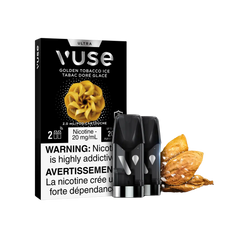 Vuse Ultra saveur tabac doré avec un coup de fraîcheur