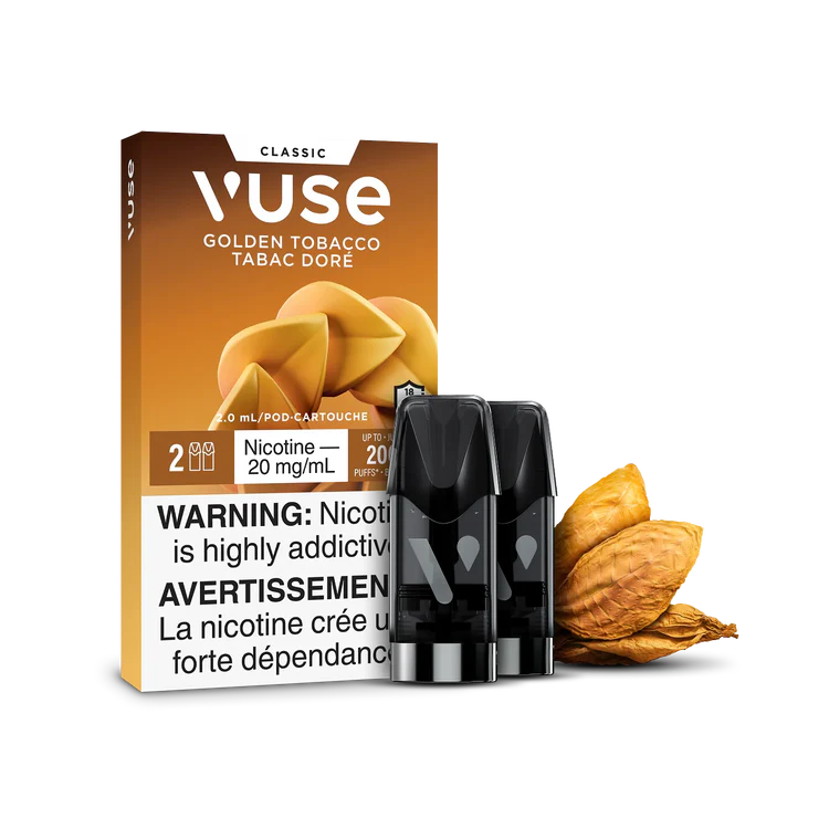 Golden Tobacco Vuse Pods Classic