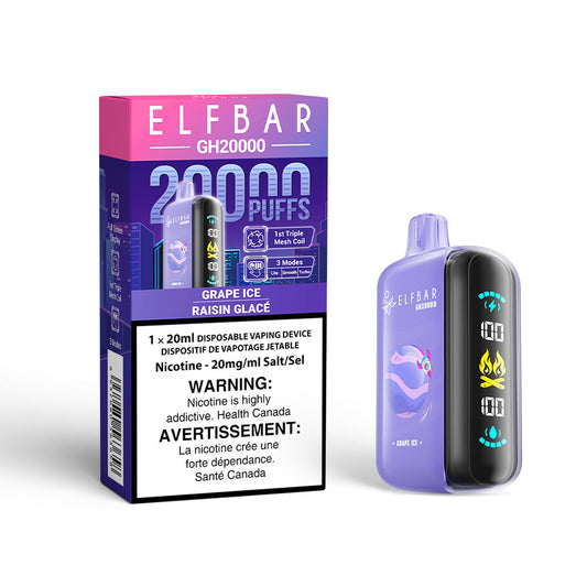 Grape Ice Elf Bar GH20000 - Disposable Vape
