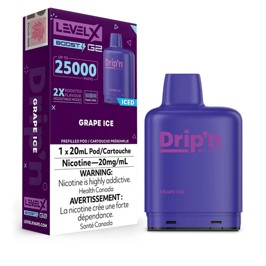 Grape Ice by Level X Drip'n G2 Boost 25K