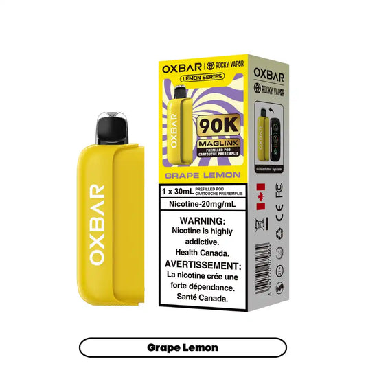Grape Lemon Oxbar Maglink Pods (Lemon Series) 90K