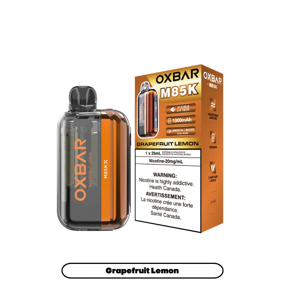 Grapefruit Lemon Oxbar M85K - Disposable 85K