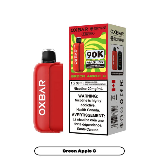 Green Apple G Oxbar Maglink Pods (G Series) 90K