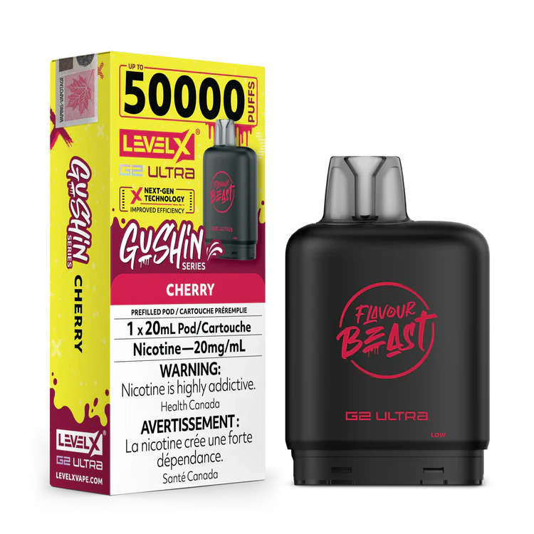Gushin Cherry by Level X Flavour Beast G2 Ultra 50K
